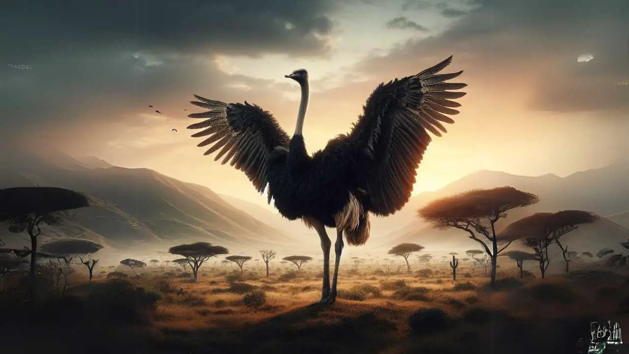 Ostrich wingspan